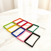 MILAIYOU Porte-cartes d'identité et de crédit en silicone personnalisable, protection de passeport sans fermeture, style tendance, gravure laser/transfert thermique/soie