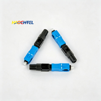 Conector de Cable de Fibra Óptica SC UPC para Fácil Montaje, Conector Rápido de Fibra Óptica para Uso en Telecomunicaciones