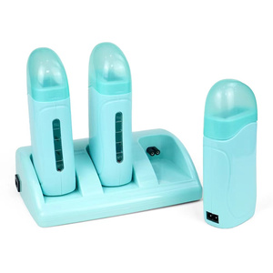 Réchauffeur de <span class=keywords><strong>cire</strong></span> à boule à trois rouleaux pour l'<span class=keywords><strong>épilation</strong></span> Beauté et soins personnels Produit de chauffage de <span class=keywords><strong>cire</strong></span> à rouler en plastique - Product Image 4