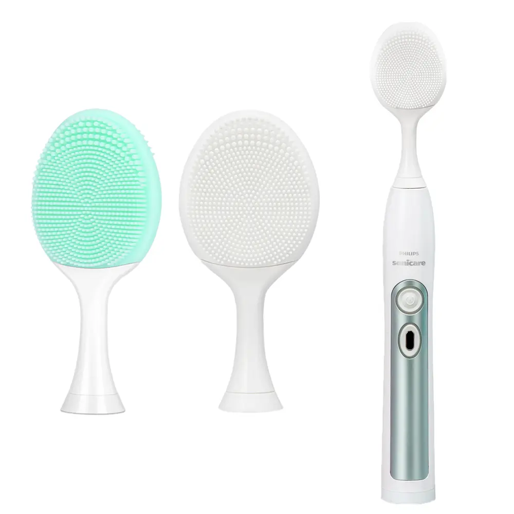 Travelaterproof Elétrica Facial Cleanser Escova Silicone Anti Celulite Massager Cavitação Máquina Facial Limpeza Soft ABS