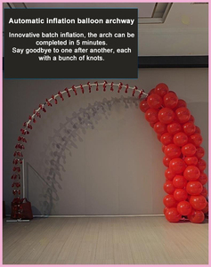 Automatic Inflation Balloon Archway Latex Balloons Arch Shape for Parties Birthday Decoration Durable Design - Product Image 4