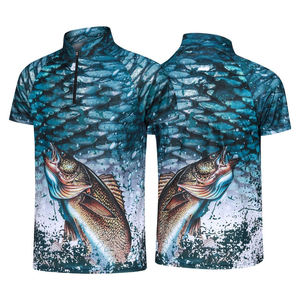 Vêtements de pêche à capuche imprimés, vêtements de pêche <span class=keywords><strong>anti</strong></span>-UV, respirants, <span class=keywords><strong>anti</strong></span>-moustiques, à séchage rapide, chemise de pêche grande taille - Product Image 5