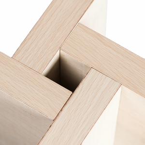 Durable Pino Sólido Álamo Falcata Abedul Cerezo Roble Teca Superficie de melamina Blockboards para muebles escolares Versátil Elegante - Product Image 1