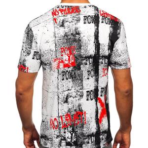 T-shirts pour hommes en coton 100% avec logo personnalisé, sublimation, coupe décontractée, à vendre à bas prix - Product Image 3