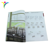 Impression de catalogues de produits de haute qualité, reliure parfaite personnalisée, papier offset verni, papier artistique, couverture souple