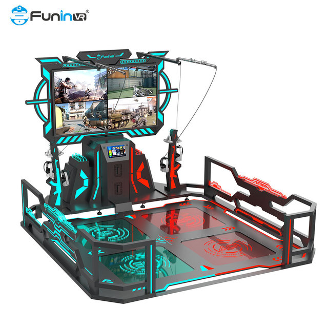 VR Gun Shooting Simulator FPS Indoor Educational 1Player AI Gaming Arena Multiplayer VR Equipment
