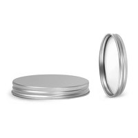 Prix de gros 70-400mm couvercle de bougie en aluminium doré/argenté en stock couvercles en métal de luxe pour pots de bougie en verre de 8oz