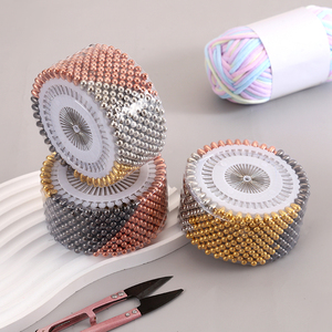 새로운 도착 진주 스카프 브로치 핀 숄 헤드 홀더 양재 패치 워크 장식용 엄지 압정 - Product Image 3