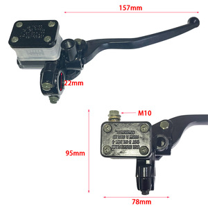 Pompe supérieure de frein à disque hydraulique Motochil pour Honda 145 Atc250r Jialing noir 22mm - Product Image 4