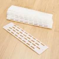 10 pièces d'excluseur de reine des abeilles en plastique 13cm*4cm, grille de séparation pour piège, bloc de ruche, équipement d'apiculture, nouvel outil agricole