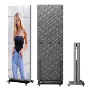 Custom Indoor LED Poster Effect LED <strong>Screen</strong> P1.86 P2 P2.5 Portable Smart Advertising Player Led <strong>Screen</strong> Poster Display - Product Image 1