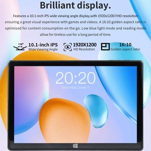 Tablette PC LZ1003 Intel <span class=keywords><strong>Celeron</strong></span> <span class=keywords><strong>J3455</strong></span> Quad Core 10,1 pouces Écran HD 8 Go + 128 Go Ordinateur tablette pour le bureau, la maison et l'école - Product Image 6