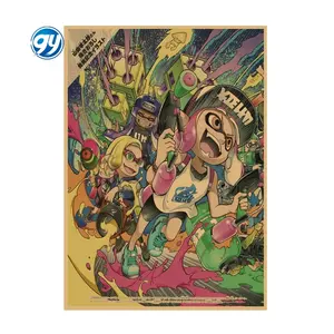 ملصق أنيمي مقاتل بخاخ سبلاتون، ورق كرافت كلاسيكي زينة للحائط لمقهى الإنترنت، لوحات جدارية 626