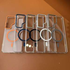 Funda Magnética Transparente para Samsung S26 Ultra - TPU+PC, Carga Inalámbrica Qi2.2 de 25W, Anillo Metálico para Lente, Resistente a Golpes - Product Image 4