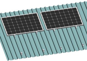 Staffa <span class=keywords><strong>di</strong></span> Montaggio Solare a L in Alluminio per Sistema <span class=keywords><strong>di</strong></span> Montaggio Solare su Tetto Metallico Trapezoidale |   ArtSign - Product Image 3