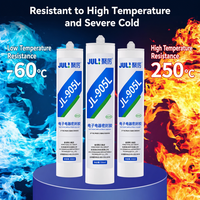 JL-905L Adhésif composé d'étanchéité en caoutchouc silicone haute température pour appareils électriques, compatible micro-ondes et fours