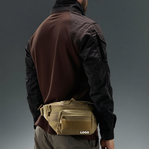 Marsupio Tattico da <span class=keywords><strong>Uomo</strong></span> Impermeabile Borsa EDC da Cintura Borsa da Vita Tattica per Escursionismo Campeggio Pesca con Chiusura a Cerniera - Product Image 2