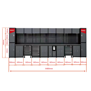 Ensemble complet d'outils <span class=keywords><strong>de</strong></span> <span class=keywords><strong>jardin</strong></span> pour l'entretien des véhicules, armoire <span class=keywords><strong>de</strong></span> rangement, Table d'établi en acier inoxydable - Product Image 3