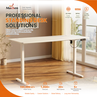 Bureau assis-debout électrique à 3 niveaux, durable, en fer, ergonomique, réglable en hauteur, construction métallique pour bureau et bâtiment