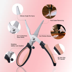 Cisaille à viande professionnelle en acier inoxydable, nouveau Design, lavable au lave-vaisselle - Product Image 3