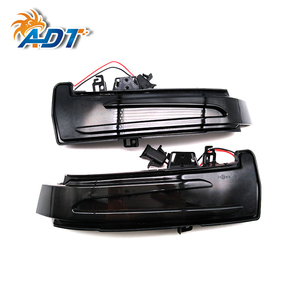 ไฟเลี้ยว LED แบบไดนามิกคุณภาพสูง ADT สำหรับรถยนต์รุ่น W176 W246 W204 W212 C204 Cla Cls Gla Gl พร้อมมาตรฐาน E-mark และกระจกรมดำ - Product Image 1