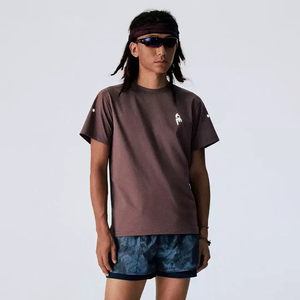 T-shirts de course nocturne respirants, anti-transpiration, séchage rapide, imprimés réfléchissants, antibactériens, découpés au laser dégradé pour l'extérieur - Product Image 1