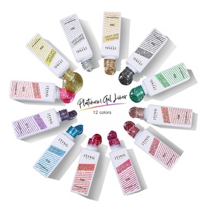 JTING Gel de Uñas de Alta Densidad, Nuevo Color Platino, Gel para Delineado y Pintura Artística, Set de 12 Colores, UV LED, OEM, Marca Privada - Product Image 4