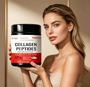 Péptidos de Colágeno Hidrolizado de Animales Alimentados con Pasto y Criados en Pastoreo – Sabor Fresa, Apoyo para Cabello, Piel, Uñas y Articulaciones, 250g Dietar - Product Image 5