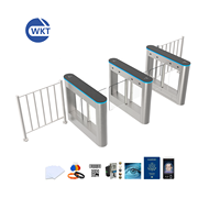 Wancartoon Barrière Optique Automatique QR Lecteur de Code Sécurité RFID Mécanisme Électronique Vitesse Trépied Tourniquet Porte