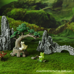 Decoración de rocalla artificial para acuario, mini adornos de paisaje, resinas sintéticas independientes 35452 - Product Image 4