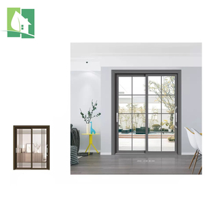 Red de pantalla de puerta de vidrio de plástico UPVC de vinilo blanco de diseño industrial <span class=keywords><strong>para</strong></span> uso en supermercados puerta Interior corredera de balcón caliente - Product Image 6
