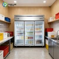 Vitrine Réfrigérée Commerciale à Isolation en Mousse Épaissie Durable, Réduit la Perte de Chaleur et Économise sur les Frais d'Électricité