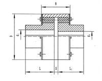 Accouplement de type engrenage à broche élastique RSK-lz, transmettant un couple élevé, compensation de grand déplacement