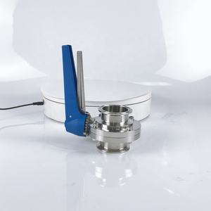 ข้อต่อสแตนเลสแบบใช้มือ ยี่ห้อ Aohoy ขนาด 1 นิ้ว 1.5 นิ้ว <span class=keywords><strong>2</strong></span> นิ้ว 3 นิ้ว 4 นิ้ว พร้อมหัวจับแบบไก่ปีกสีฟ้าพลาสติก แบบ Tri Clamp - Product Image 2