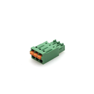 Bloque <span class=keywords><strong>de</strong></span> terminales enchufable AOSI DIN con conector <span class=keywords><strong>de</strong></span> tornillo y carcasa <span class=keywords><strong>de</strong></span> nailon para aplicaciones <span class=keywords><strong>de</strong></span> PCB y alimentación - Product Image 3
