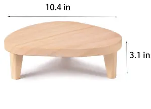 Holz Riser für Display dekorative Kaffee Bar Tisch Tablett Badezimmer Arbeits platte Organizer Holz ständer