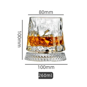 Offre Spéciale – Verres à <span class=keywords><strong>Whisky</strong></span> Rotatifs en Cristal Personnalisés, Style Vintage et Créatif, avec Motifs en Relief – Idéaux pour Bar et Spiritueux – Gobelets à <span class=keywords><strong>Whisky</strong></span> - Product Image 2