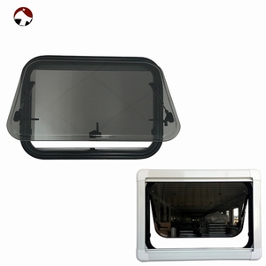 Meilleures ventes <span class=keywords><strong>Fenêtre</strong></span> <span class=keywords><strong>de</strong></span> <span class=keywords><strong>caravane</strong></span> <span class=keywords><strong>de</strong></span> camping-car à double acrylique avec cadre en aluminium avec moustiquaire et rideau - Product Image 4