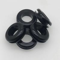 Anneau de protection de câble en silicone double face étanche, résistant à la chaleur, pour la décoration lumineuse LED