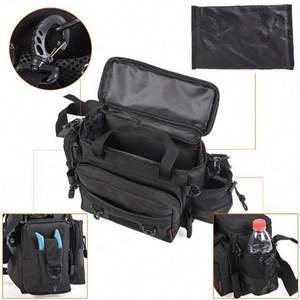 Échantillon gratuit Usine Vente en gros Noir Multi-Usage Portable Sac de pêche souple avec bandoulière rembourrée - Product Image 3