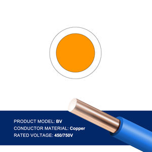 Kabel listrik kabel tembaga harga Per Meter inti tunggal Solid BV murni PVC terisolasi JinHong bawah tanah 300/500V - Product Image 4