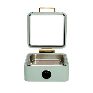 Plat à réchaud élégant en acier inoxydable avec contrôle numérique - Product Image 2