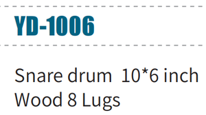 Bán buôn/OEM/nhà máy giá sự lựa chọn tốt nhất sản phẩm YD-1006 bẫy trống Set với gậy - Product Image 2