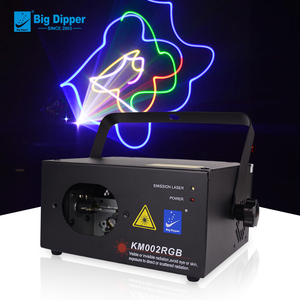 Lớn gáo km002rgb DMX512 ánh sáng laser 180mW RGB Laser động cơ đầy màu sắc Máy quét DJ ánh sáng sân khấu hiển thị - Product Image 1