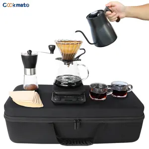 De Beste V60 Giet Over Koffiezetapparaat Alles In Een Draagbare Tas Verpakking Handmatige Koffie Tool Set