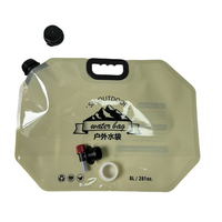 Usine 5L 10L 20L pliable Kangen porte-eau Logo personnalisé pochette extensible stockage pliable bec pochette avec sac en plastique