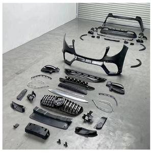 W167, parachoques delantero y trasero, cubierta de luz antiniebla, Kit de carrocería, actualización de falda lateral, Kit de carrocería GLE63 para <span class=keywords><strong>Mercedes</strong></span> BenZ <span class=keywords><strong>GLE</strong></span> W167 2020 2021 <span class=keywords><strong>2022</strong></span> 2023 - Product Image 3