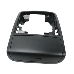 Organizador de visera para coche, caja de almacenamiento de plástico para estuche de gafas montado en el techo, 56D868837A, estilo moderno negro - Product Image 1