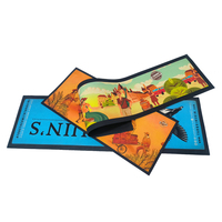 Tapis de bar antidérapant en caoutchouc nitrile naturel, silicone et non-tissé, personnalisé avec logo imprimé, écologique, jetable, certifié CE, pour bière