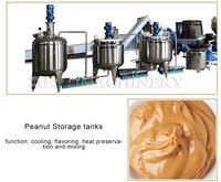 Beurre d'arachide automatique 100-300 kg/h faisant des machines de fabricant de sauce d'arachide